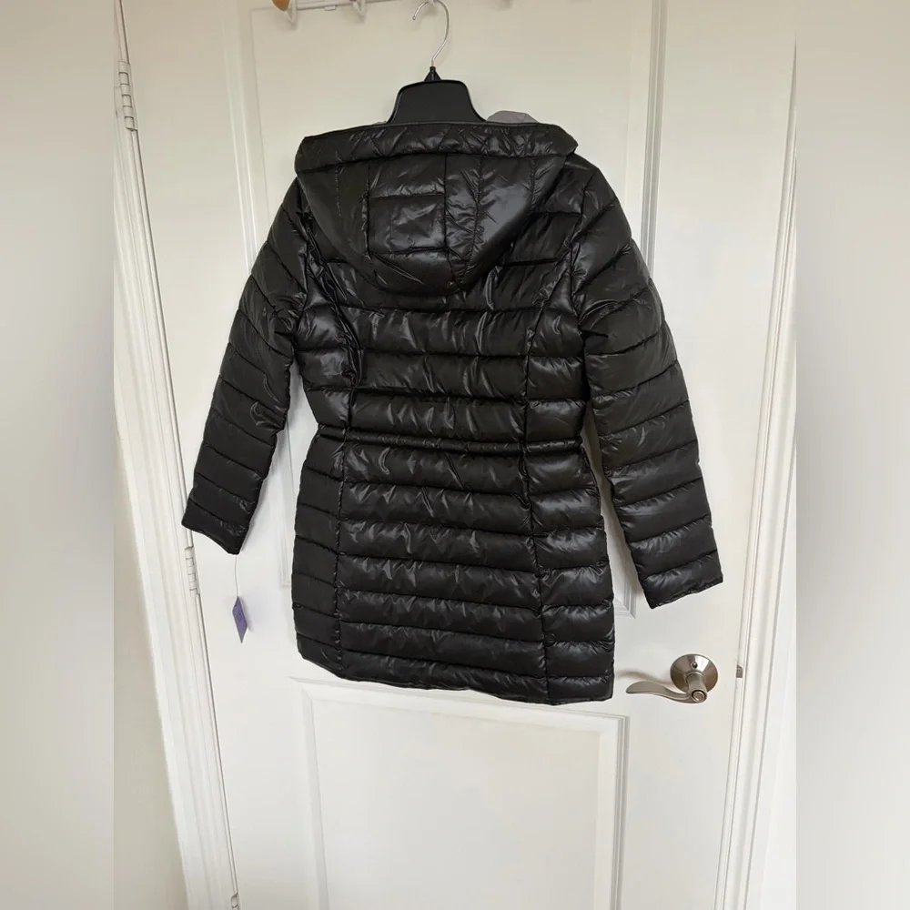 ❤️Kenneth Cole Women's Quilted Black Puffer Coat Size XS - Picture 10 of 11